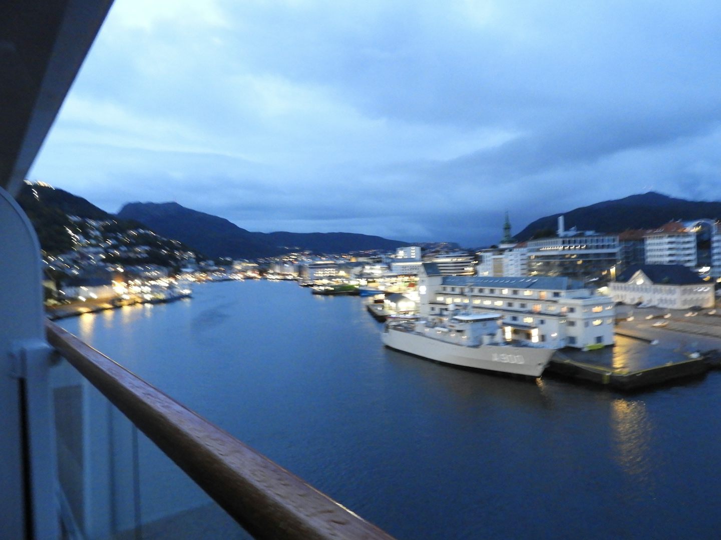 Bergen, Norway from the balcony