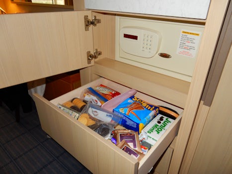 Safe and drawers