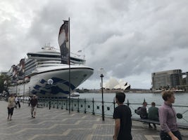 Diamond Princess Docked In Sydney