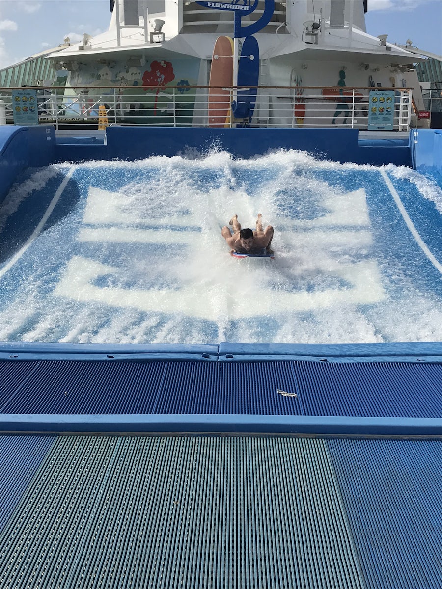 Flowrider on the first day