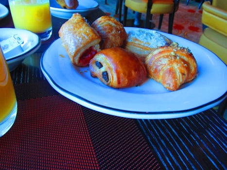 Breakfast pastries from Tuscan Grille