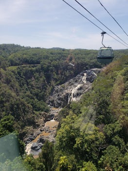 Kuranda Rail Excursion, return on #Skyrail over the rainforest.