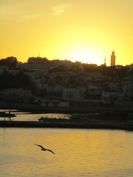 Sunset over Tangier