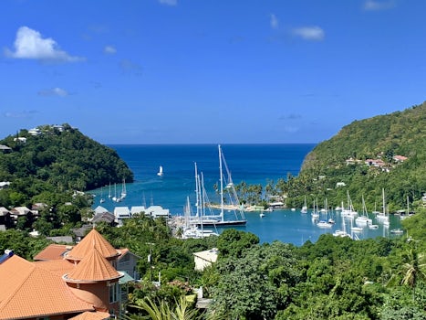 View on St. Lucia