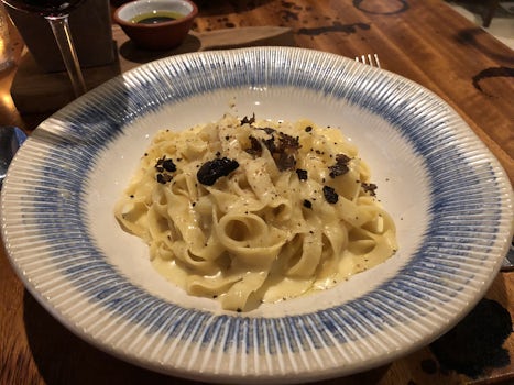 The unbelievably good Truffle Tagliatelle at Jamie’s Italian.