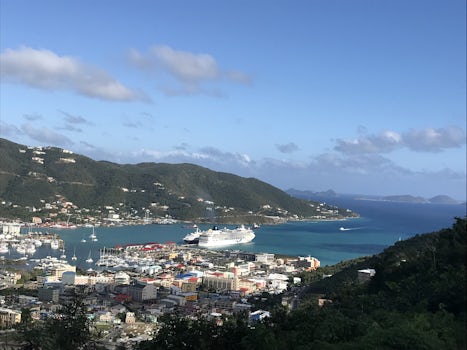 NCL Dawn in Tortola port