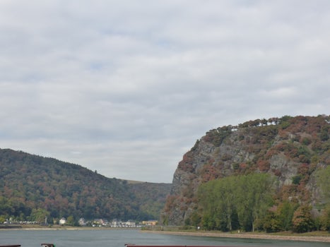 Rhine Gorge - the Loreley Rock on the right