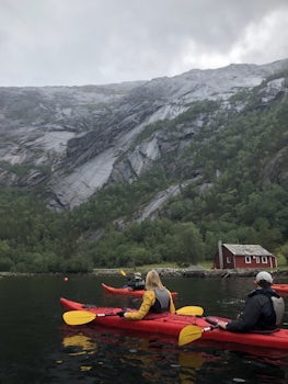 Kayaking in Eidfjord