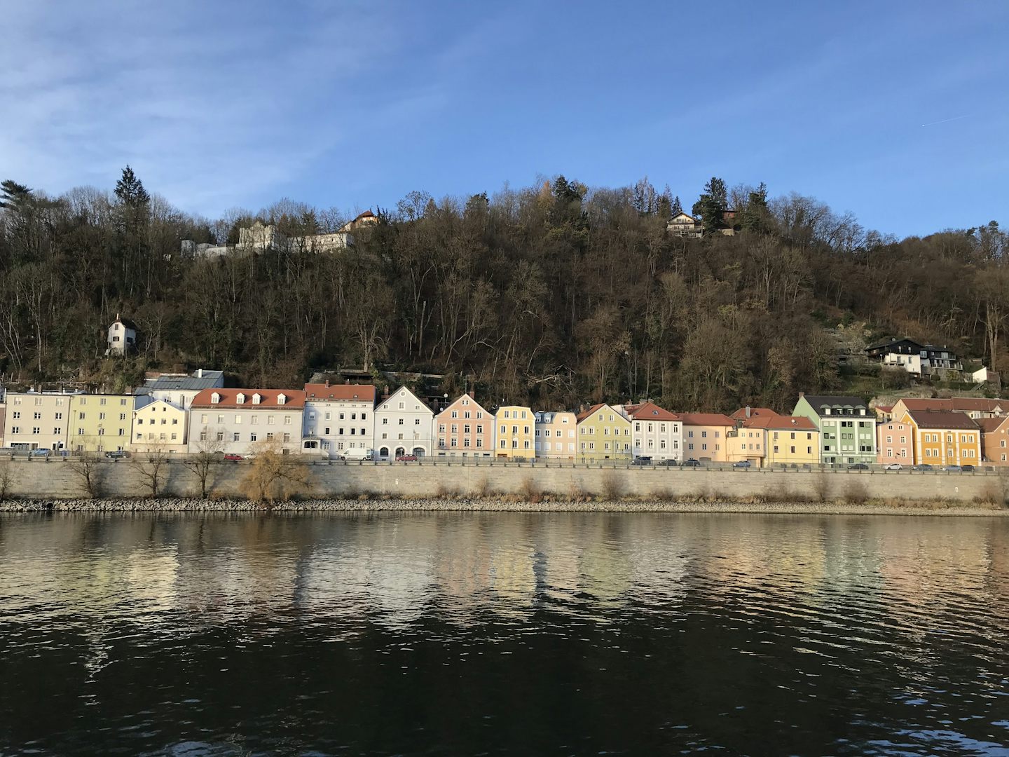 Floating beside Passau, Germany