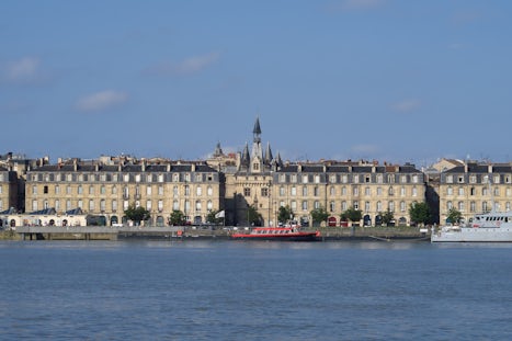View of Bordeaux from our boat.
