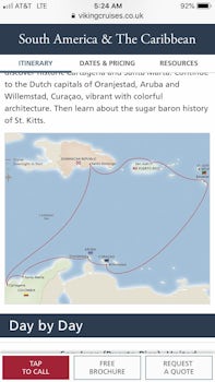 Our South American Itinerary.  Great Cruise!!