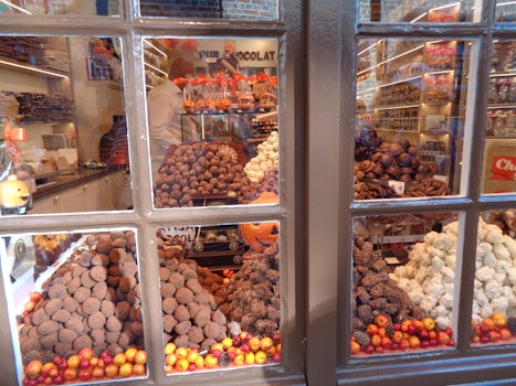 Chocolate shop in Brugges, Belgium
