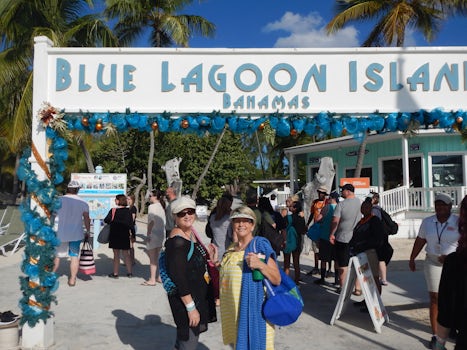 Blue Lagoon Island is reached via a small tender, about a 20-25 minute ride