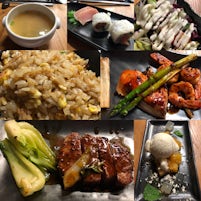 Teppanyaki dinner - Asian Market Kitchen specialty dining