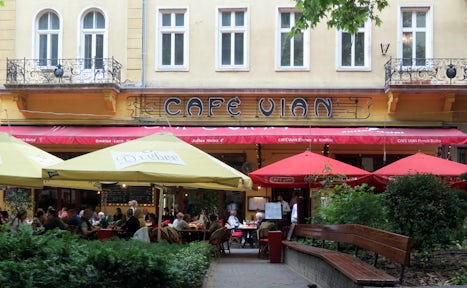 Budapest has wonderful outdoor restaurants.