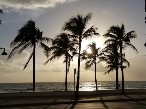 Sunrise at Ft. Lauderdale Fla. Take this photo from the H2O restaurant abou