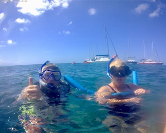 Snorkeling in Barbados. Calabaza tour.