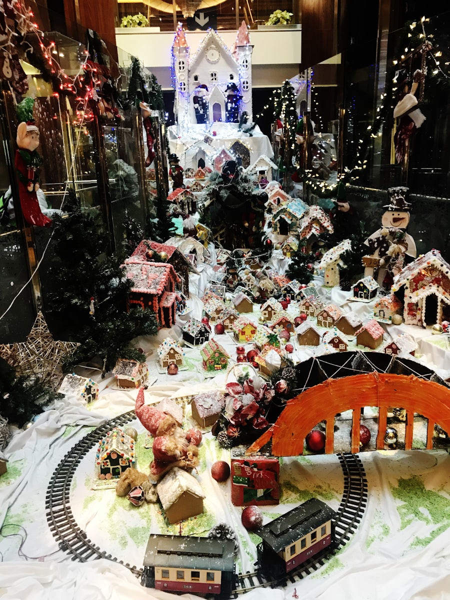A most beautiful Christmas display, not only enchanted all the children abo