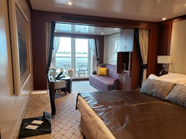 Standard suite and balcony.