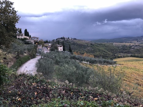 Road to Castello di Verrazzano