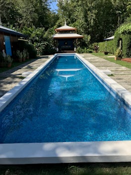 Blue Osa pool and yoga pavilion Playa Jimenez