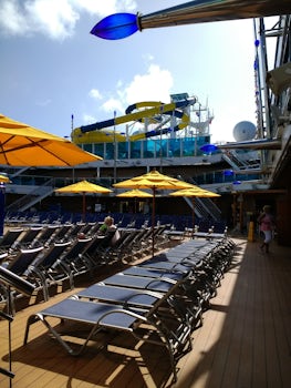 View of Waterworks from the Lido Deck