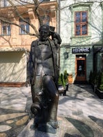 Statue of Hans Christian Andersen, Bratislava, Slovakia