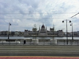 Parliament Building on the Danube in Budapest, Hungary during the daytime.
