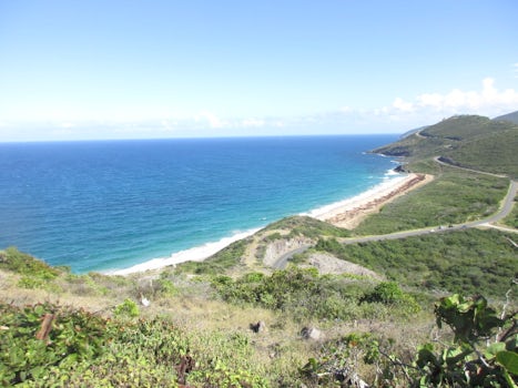 Scenic overlook in St Kitts