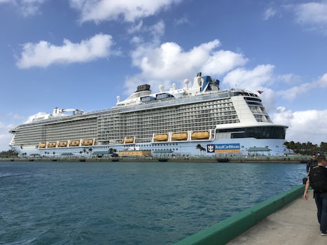 Ship docked in Nassau 