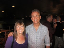 Me meeting Jon, very much like a young Bradley Walsh.