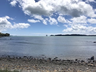 Waitangi you can see Majestic in background 