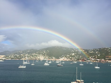 Rainbow in Tortola