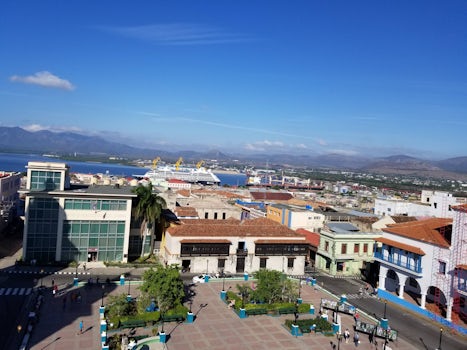 Journey, as seen from downtown Santiago Cuba