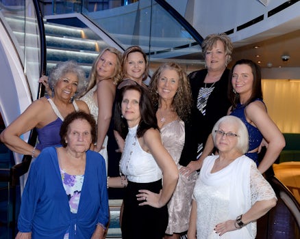 First elegant night on the cruise. 