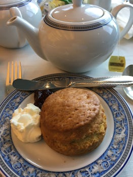 4:00 every afternoon. High Tea with scones, clotted cream and jam