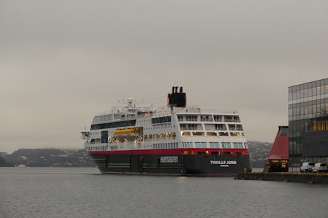 MS Trollfjord arrival Bergen