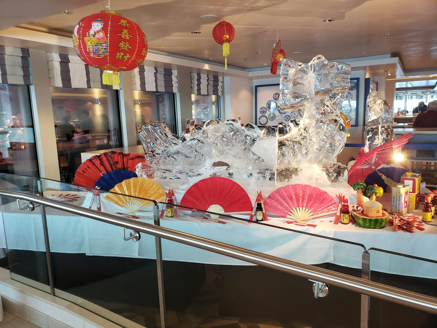 Chinese new year!  Buffet display