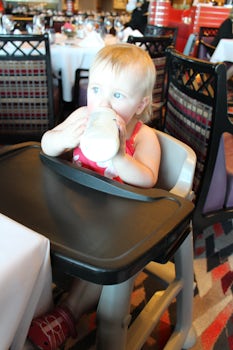 Holland America high chair with tray