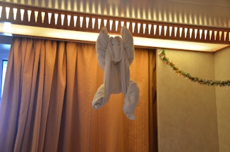 Towel monkey! So cute!