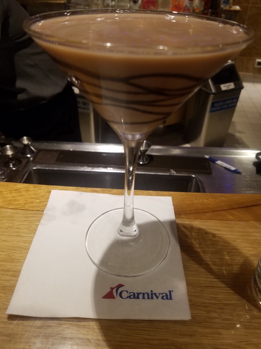 Chocolate Martini at Comedy lounge