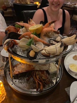 Seafood tower at Chops