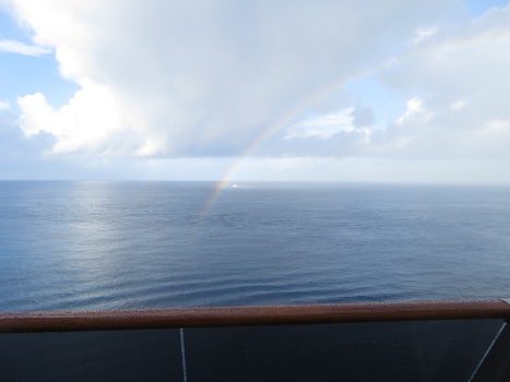 A beautiful sight on the start of our cruise...