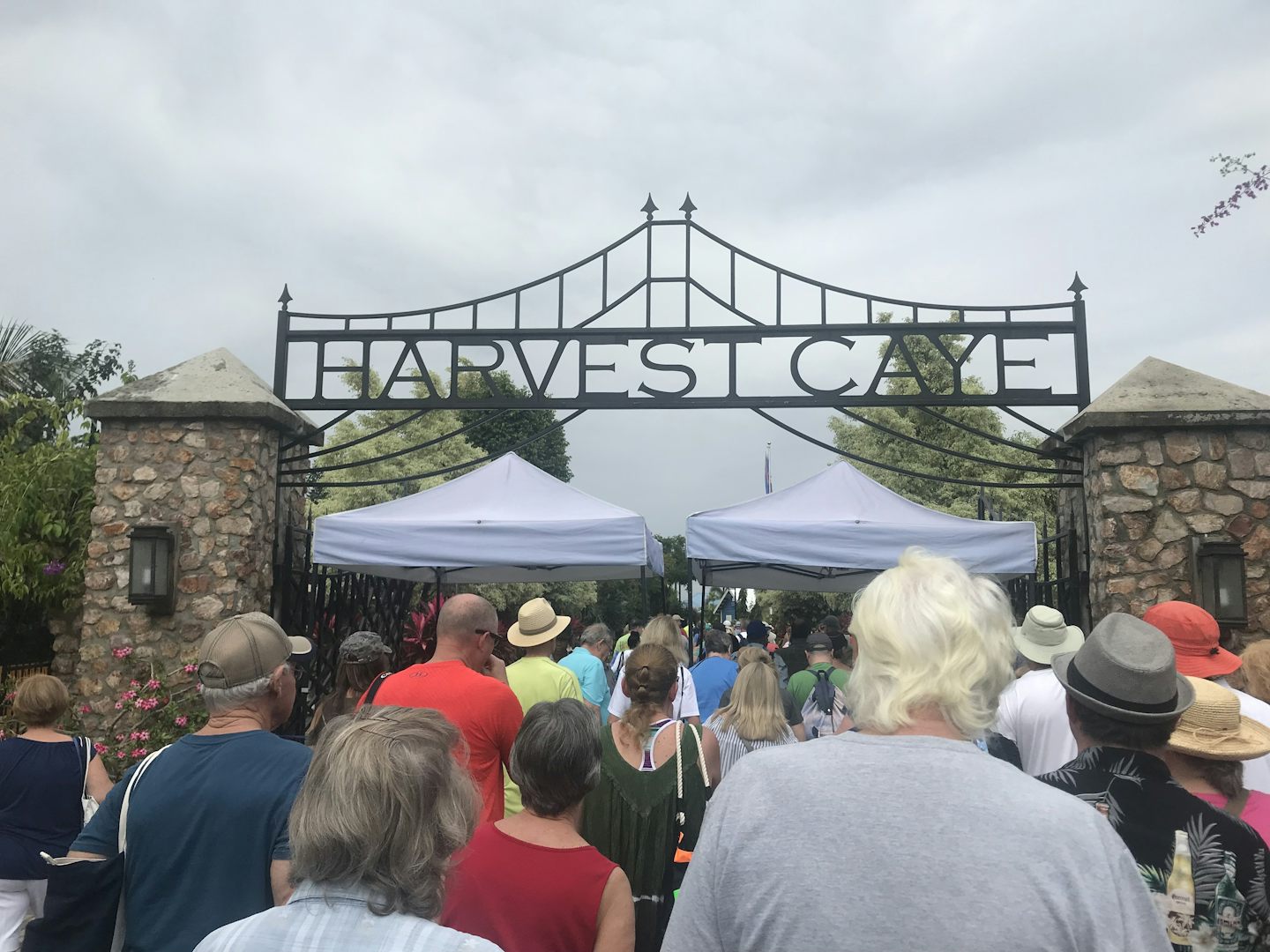 Harvest Caye Gate