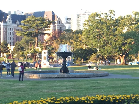 A fountain in Victoria, B.C.