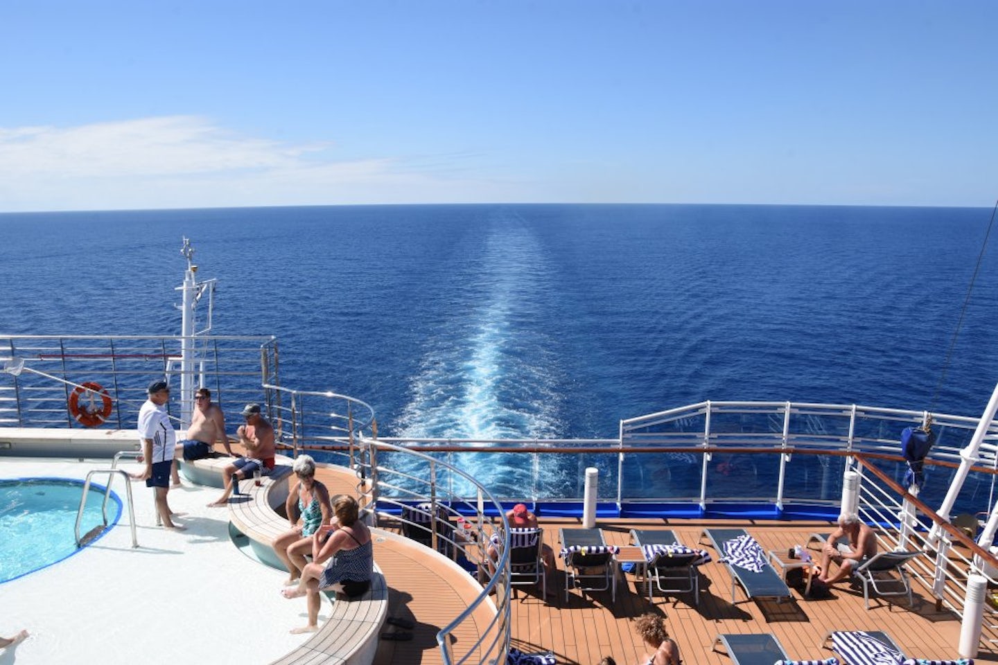 Afterdeck of the Regal Princess.