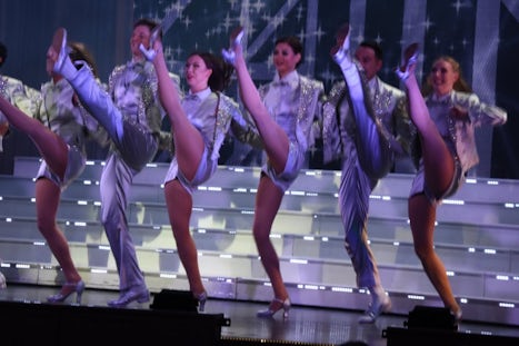 The Rockettes kick line from Born to Dance.