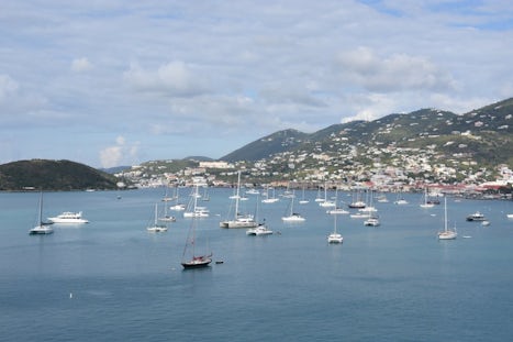 The bay at St. Thomas, my favorite port of call.