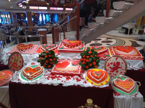 Valentines cake buffets