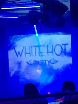 Ready to get groove on at the White Hot Party on the Jade.